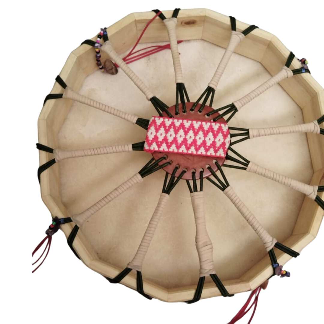 Tambor Lakota de 12 Lados - El Latido de la Tierra en Tus Manos 41cm