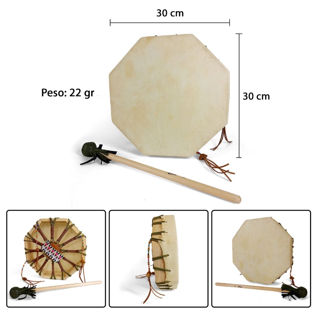 Tambor Lakota Octagonal